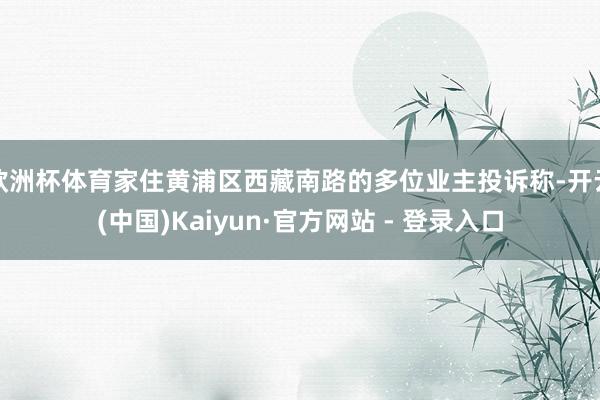 欧洲杯体育家住黄浦区西藏南路的多位业主投诉称-开云(中国)Kaiyun·官方网站 - 登录入口