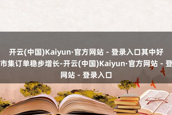开云(中国)Kaiyun·官方网站 - 登录入口其中好意思国市集订单稳步增长-开云(中国)Kaiyun·官方网站 - 登录入口