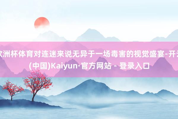 欧洲杯体育对连迷来说无异于一场毒害的视觉盛宴-开云(中国)Kaiyun·官方网站 - 登录入口